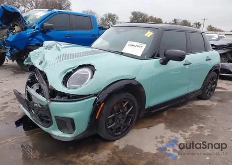 2025 Mini Hardtop Cooper S from USA, damaged, VIN WMW53GD04S2W95944